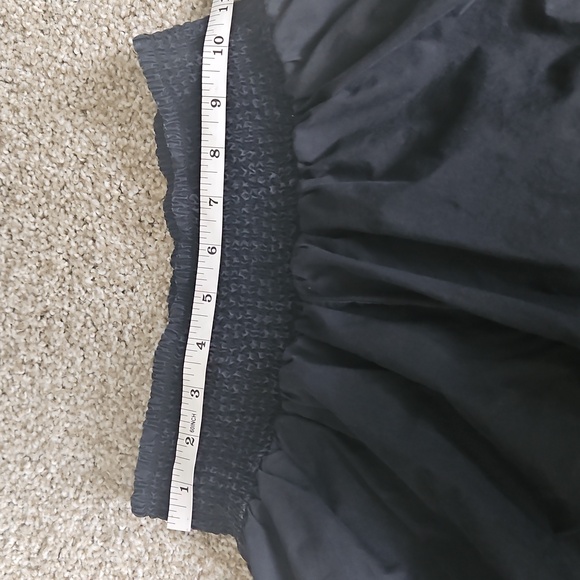 Free People Cotton Blend Pleated Wide-Leg Trousers in Black Size S - Picture 11 of 13